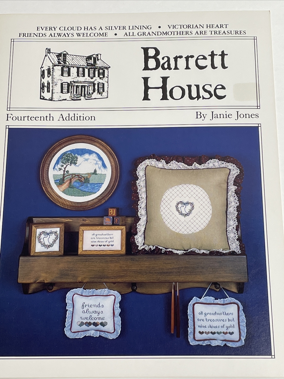 Barrett House Fourteenth Addition Friends & Home Cross Stitch Pattern