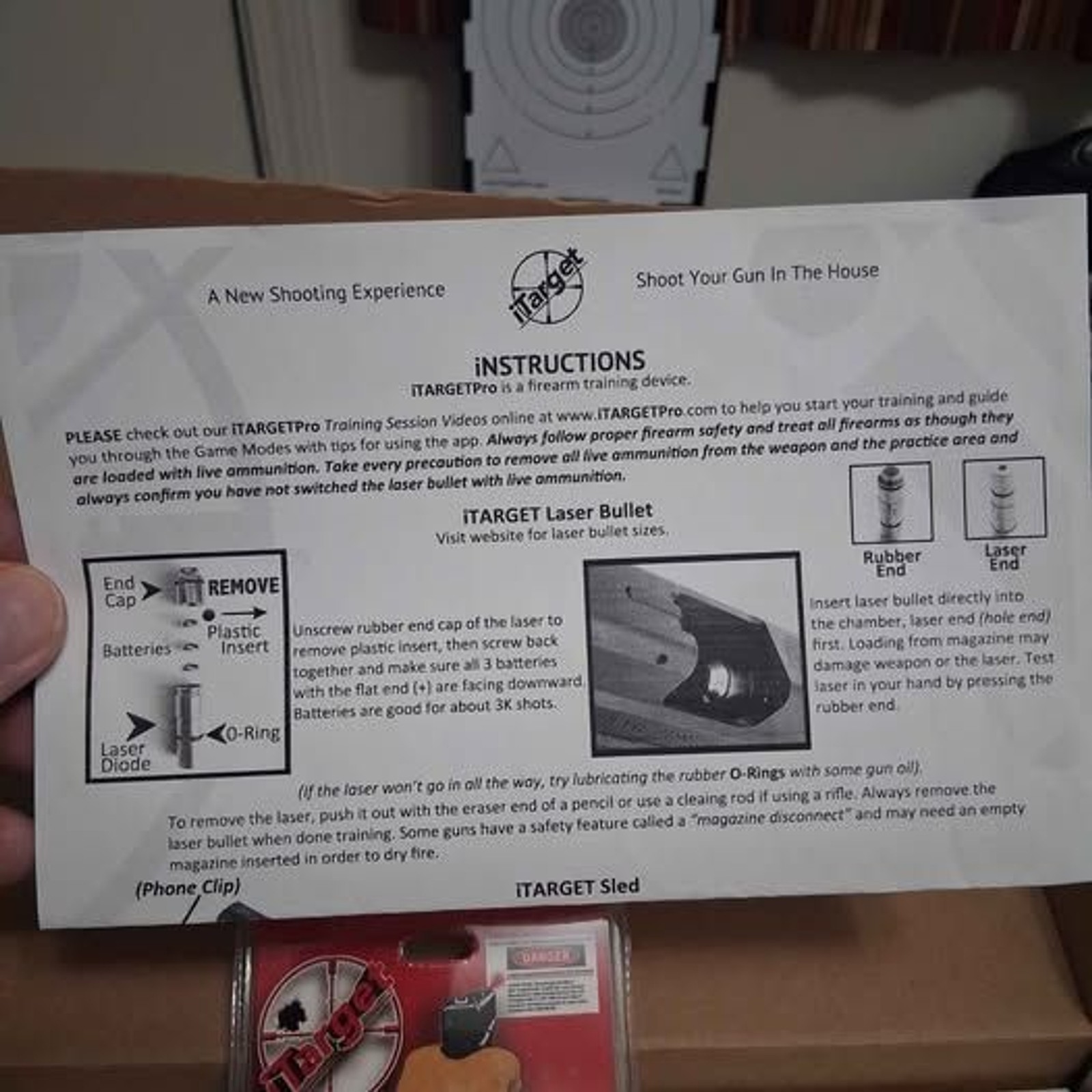 ITarget Laser Pro Training 9mm