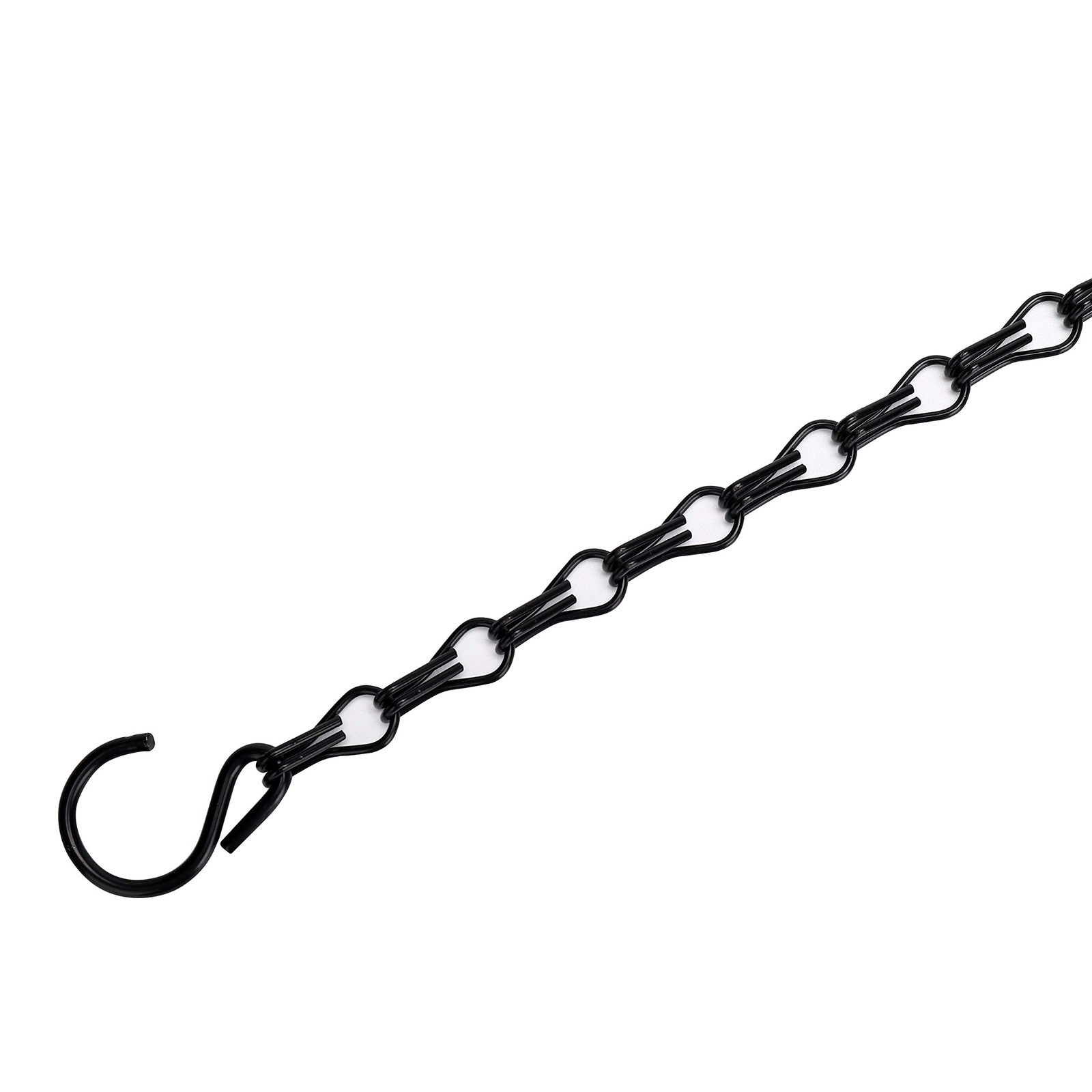 Heybe Hanging Baskets Chains 23 Inches 4 Leads Small, Black
