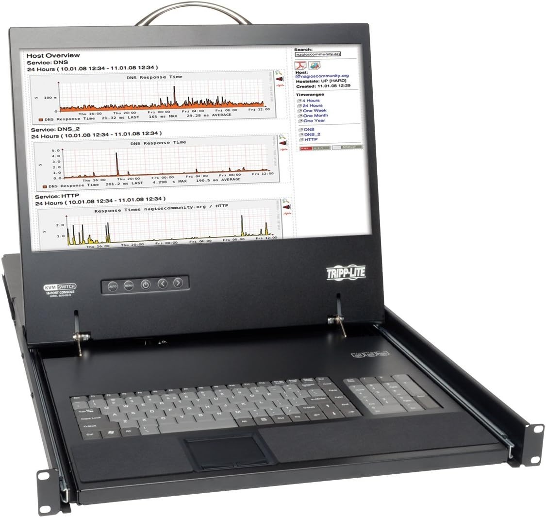 Tripp Lite Netcommander 19 Inches Rackmount LCD Console KVM Switch - B070-016-19