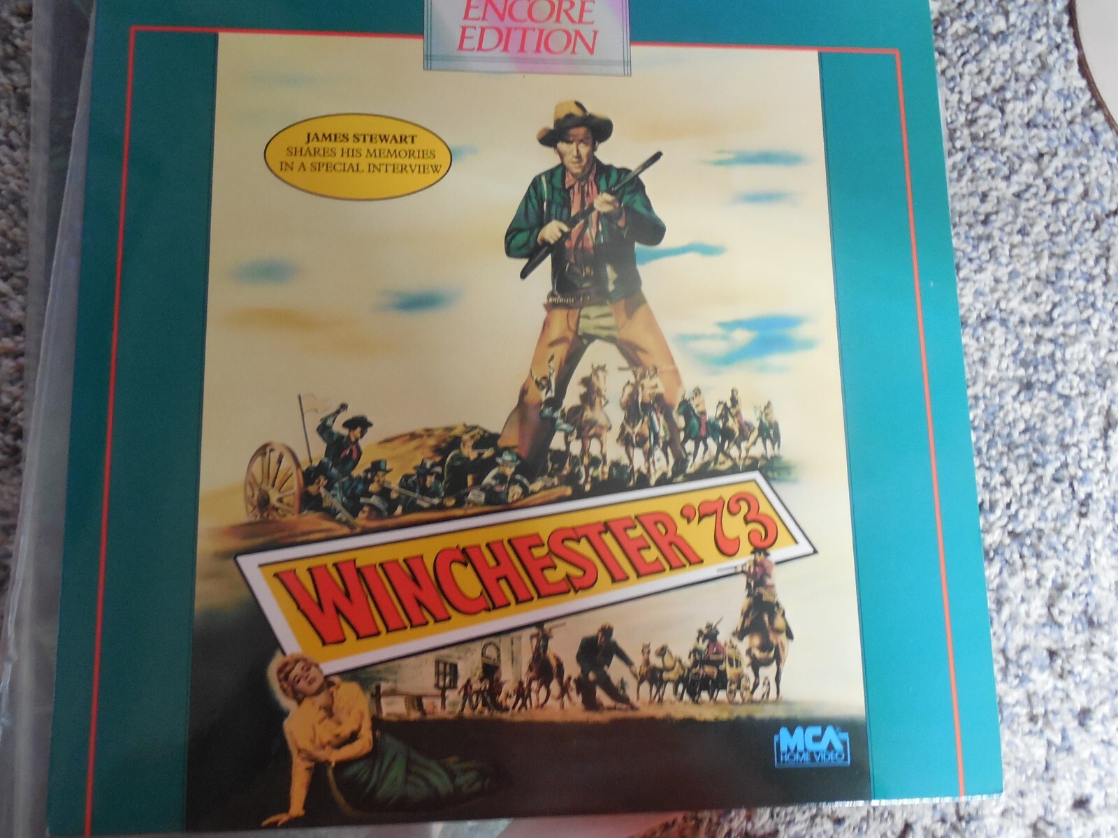 WINCHESTER '73- LASERDISC ,  Very good condition.  MY PERSONAL FAVORITE FROM JS.