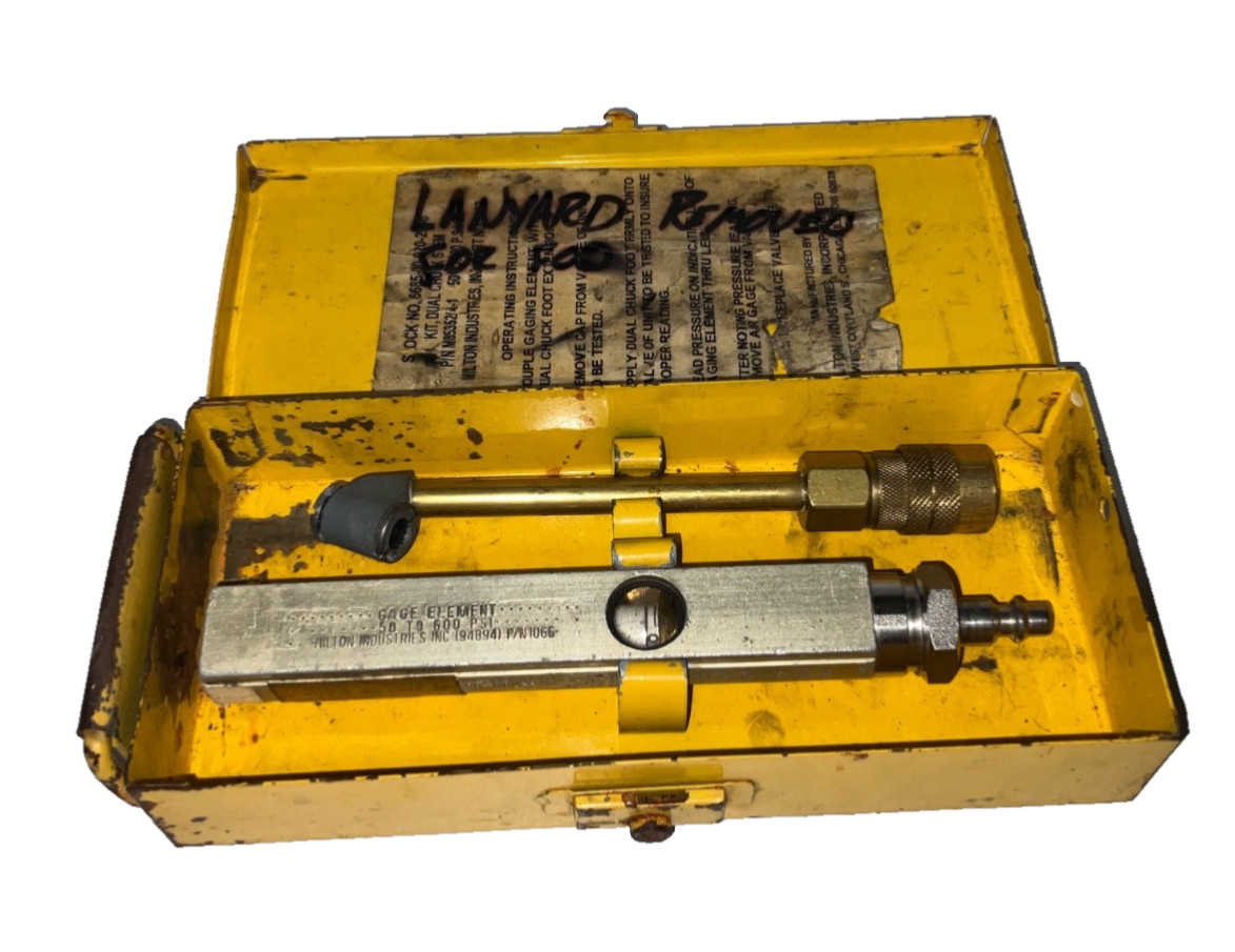 Dual Chuck Stem Kit, Pressure Gage Element P/N M85352/4-1 NSN 6685-00-020-2976