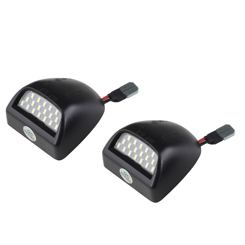 2pcs License Plate LED Light Assembly For 2009 2010 2011 2012 Chevrolet Traverse