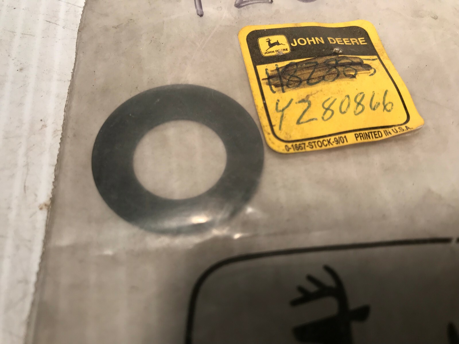 YZ80866  GENUINE John Deere   WASHER