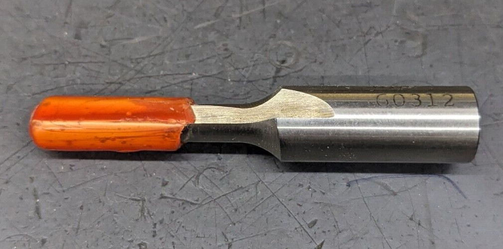 WKW Straight Router Bit 5/16" CD 1/2" SH Double Flute HSS 60312 USA