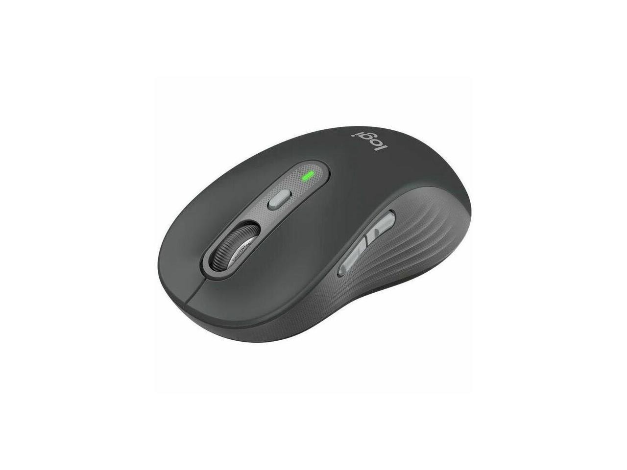 Logitech Signature Plus M750 Mouse - Optical - Wireless - 32.81 ft - Bluetooth/R