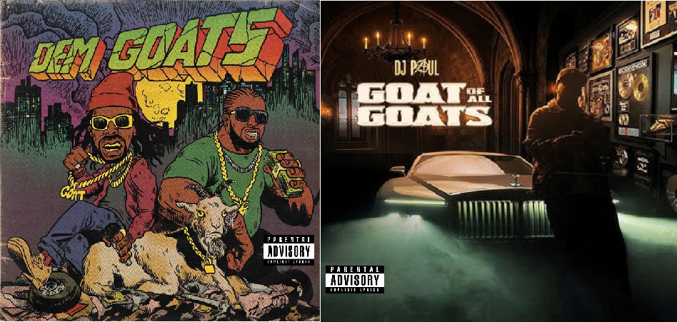2 cds - dem goats & goat of all goats(JUICY J)(Project Pat)(DJ Paul)