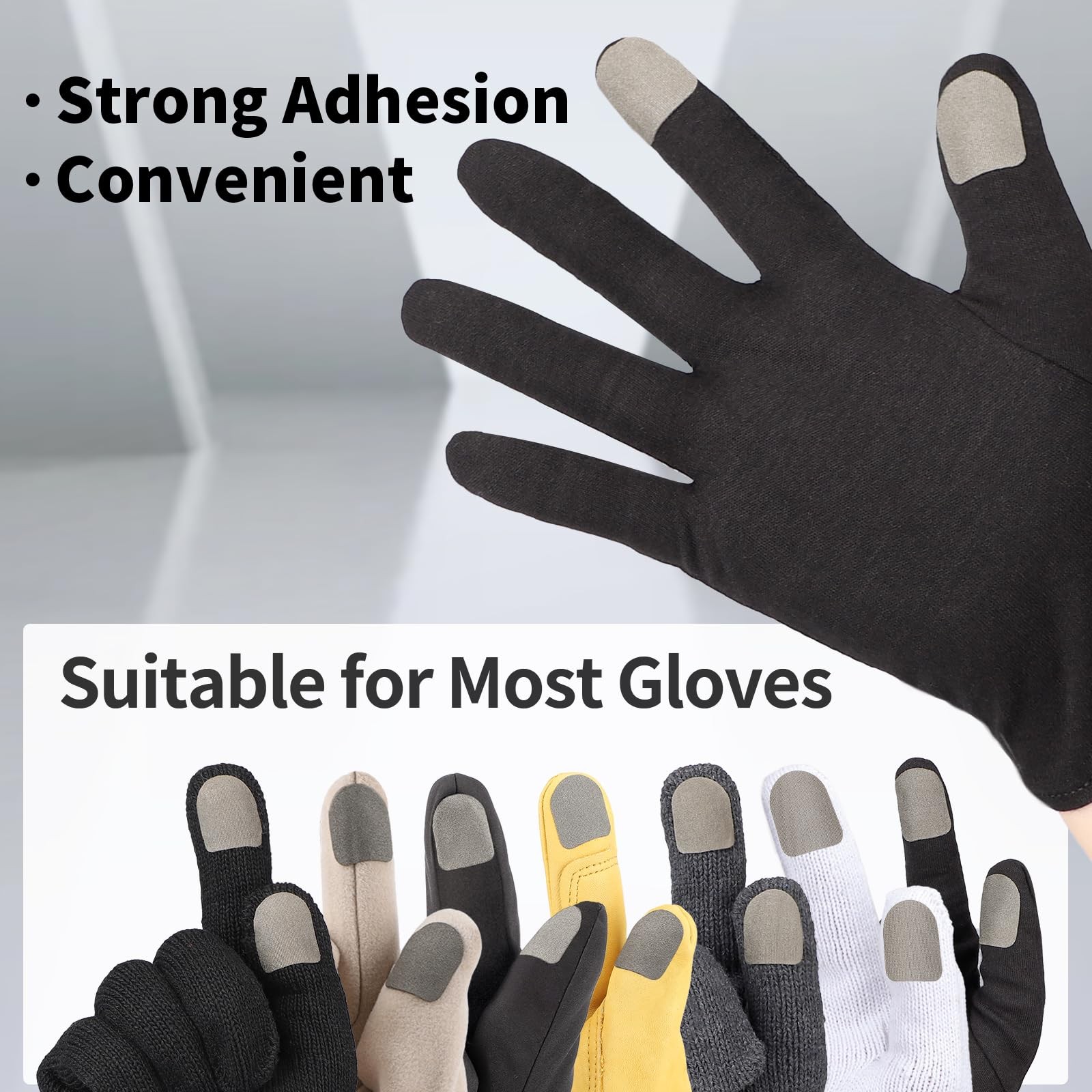 Ultra-Thin Touch Screen Stickers for Gloves, Motorcycle Gloves Touchscreen St...