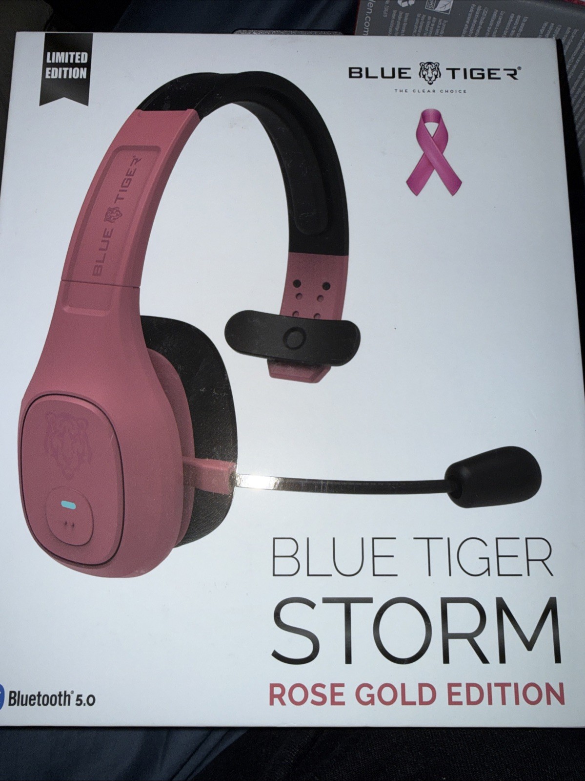 Blue Tiger Storm Wireless Bluetooth Headset ( Rose Gold Edition)