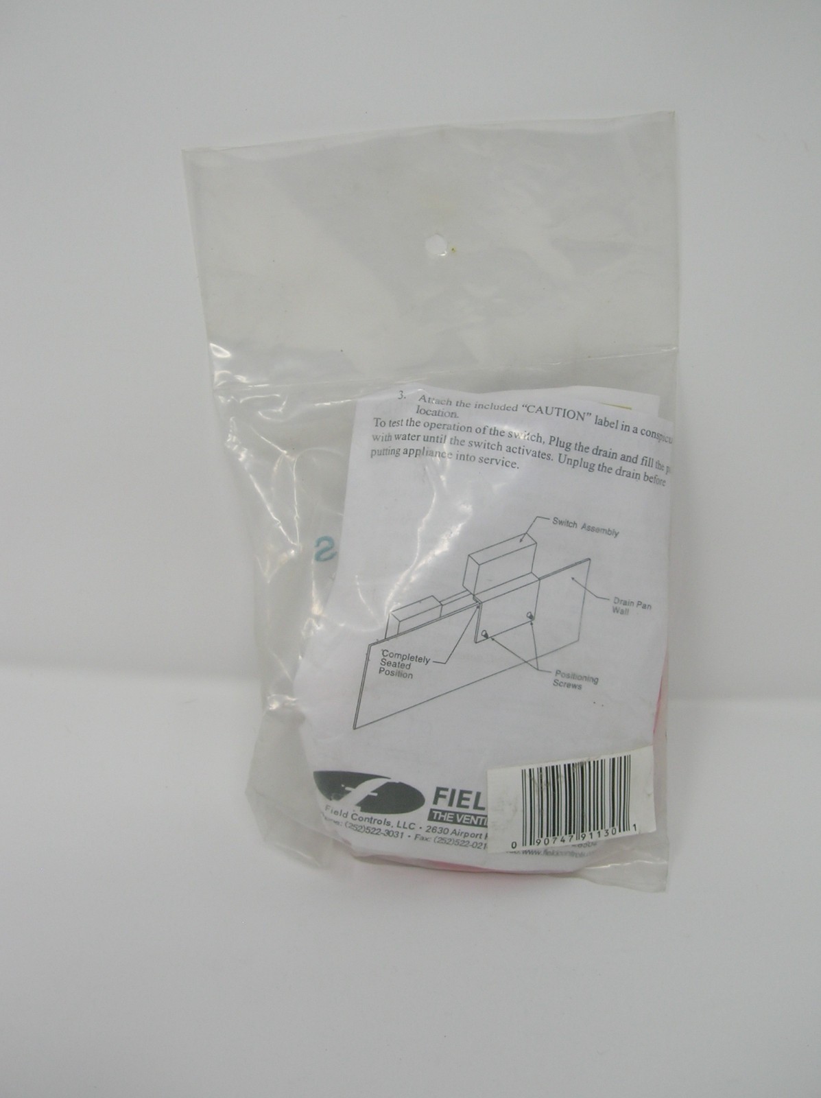 Field Controls Secondary Float Switch Assembly Model CFS-1