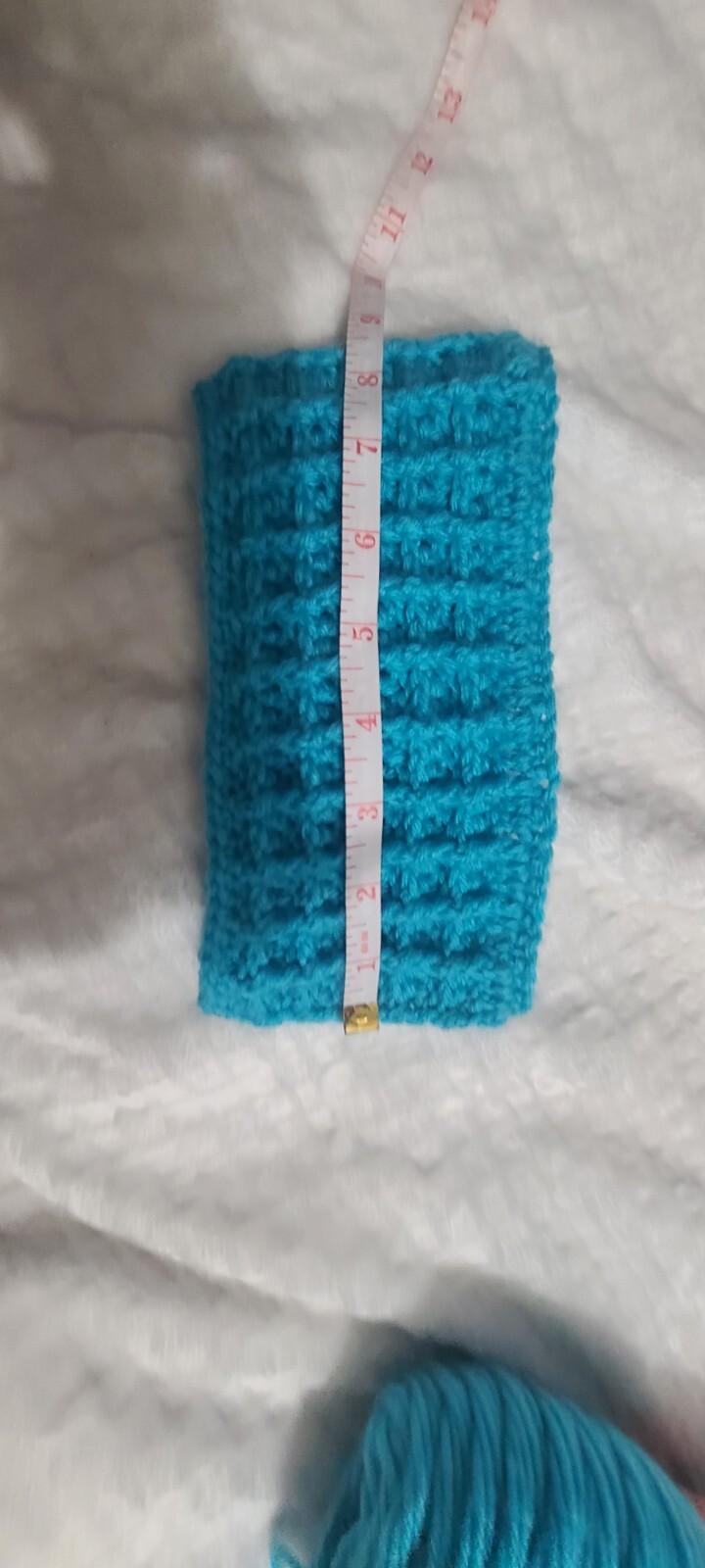 Handmade Blue Twist Style Ear Warmer