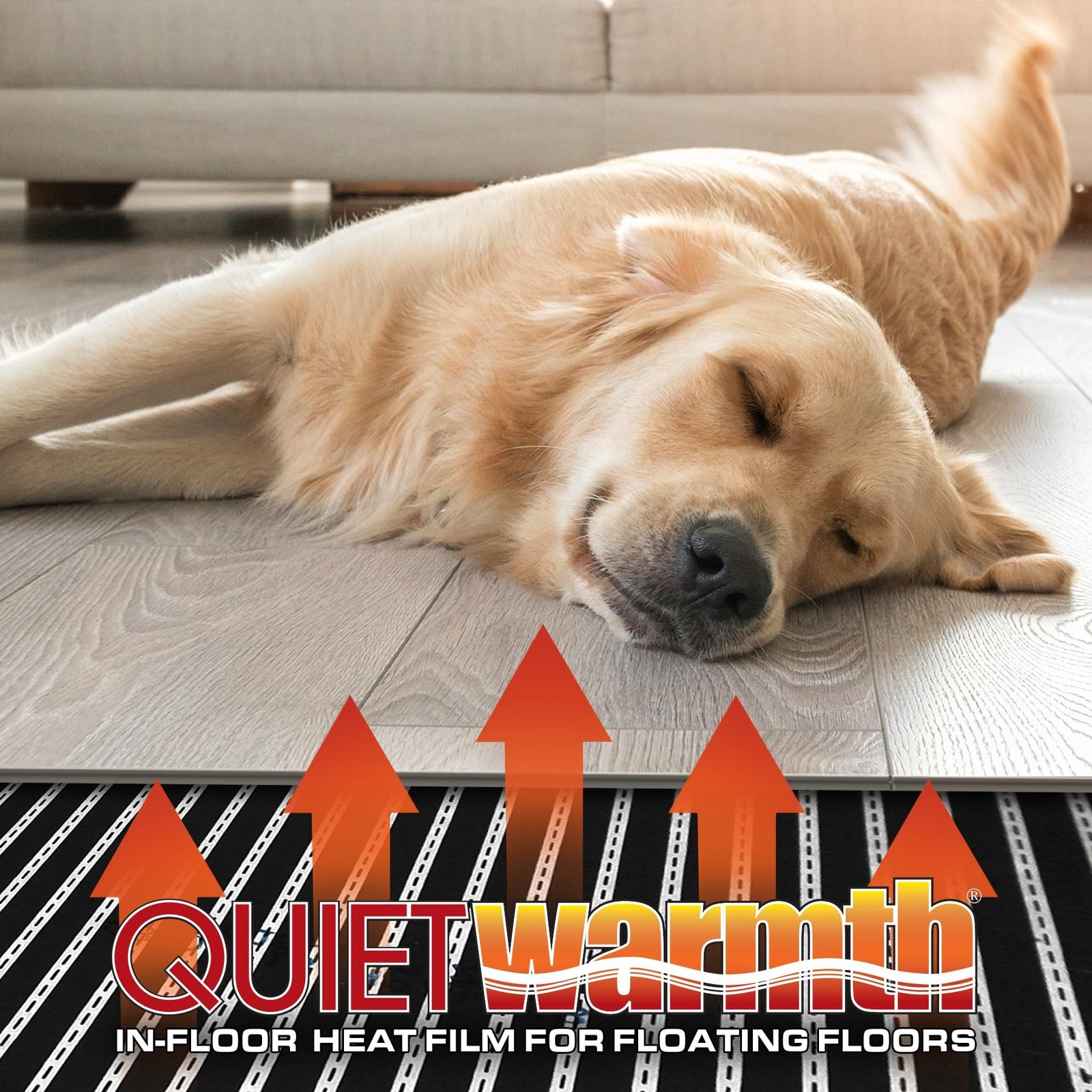 QuietWarmth Floor Sensor for Radiant Heat Control (10’ Long)