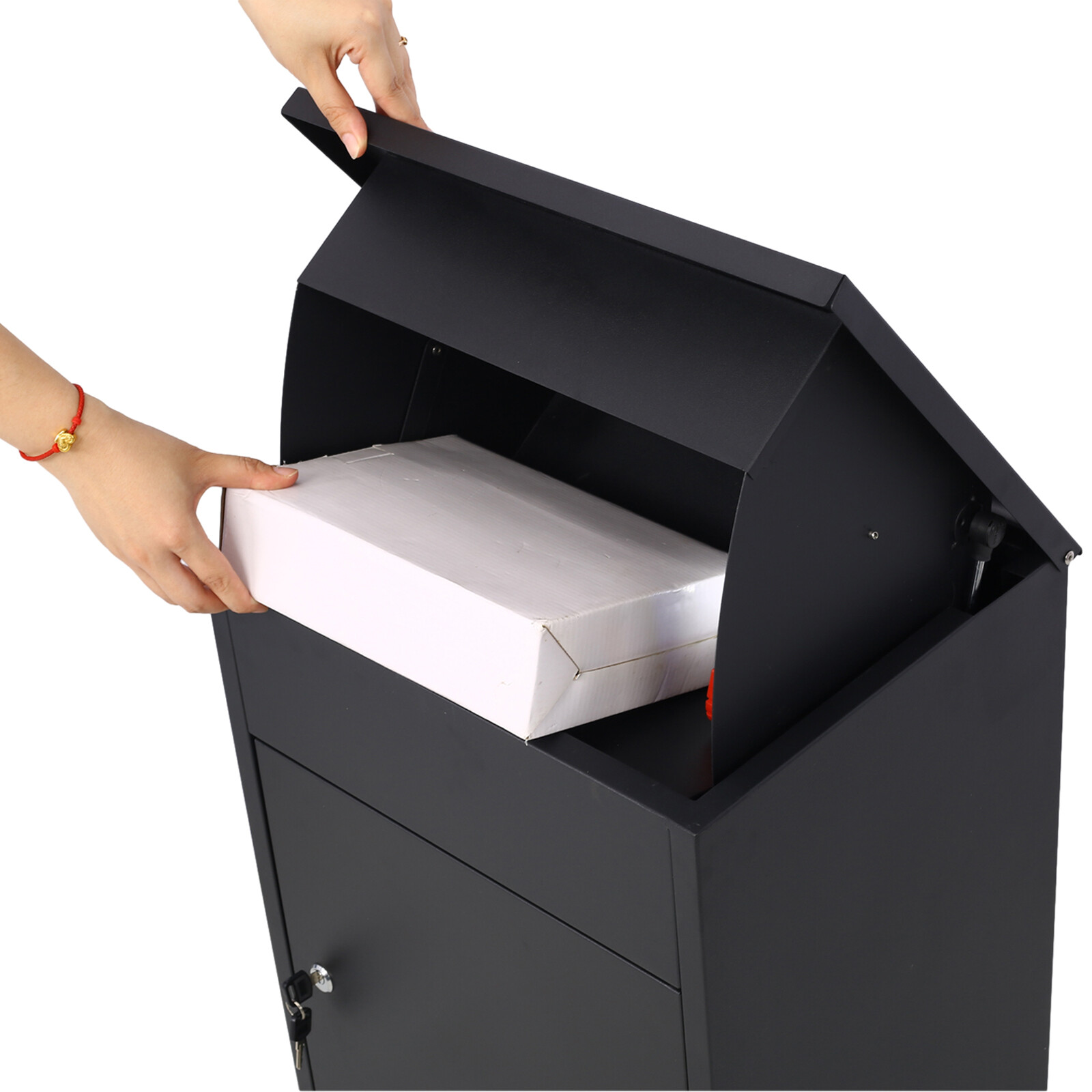 Package Delivery Boxes for Outside, Mailbox for Parcel Wall Mounted Lockable