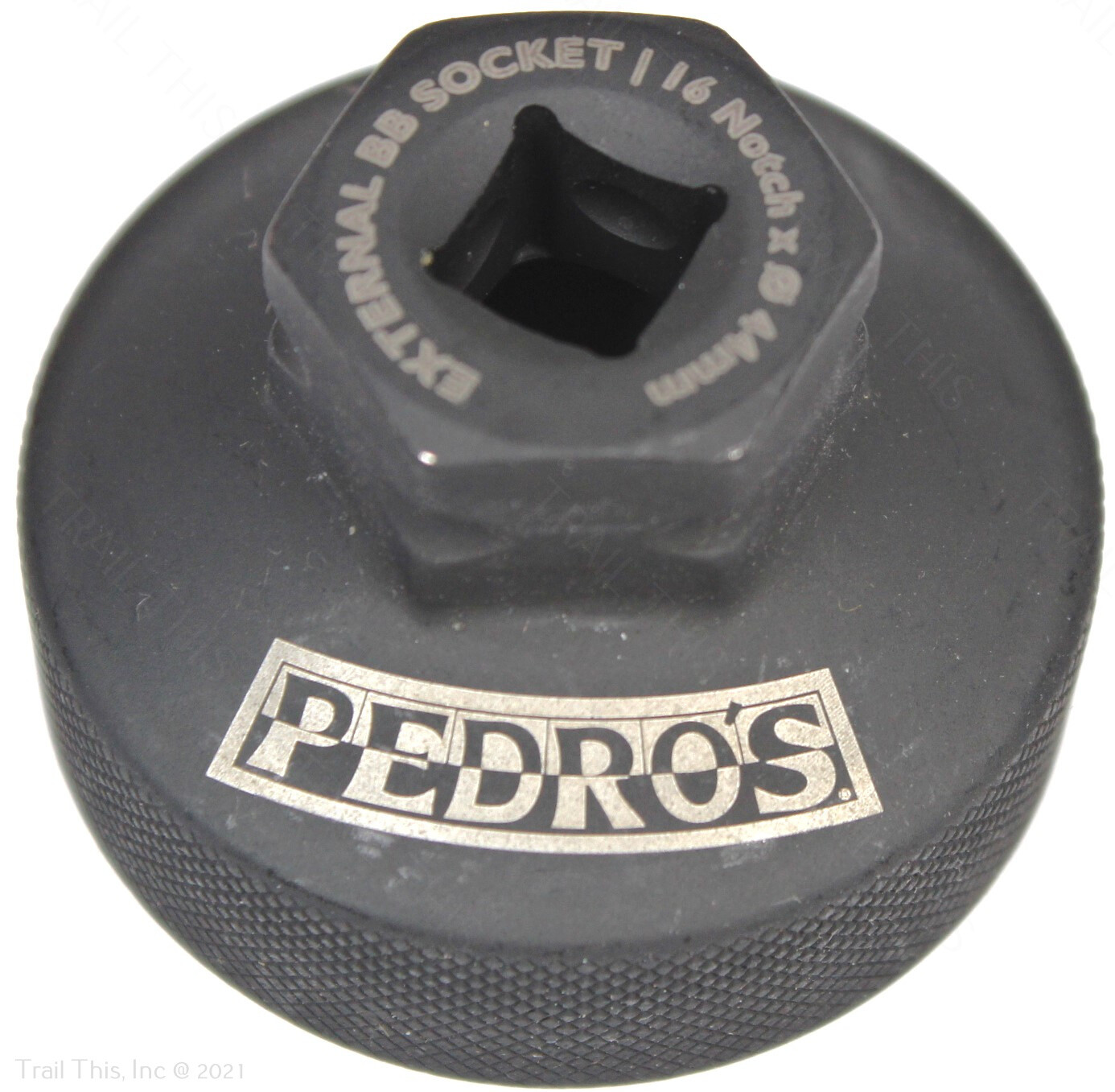 Pedro's External 16-Notch Bottom Bracket Socket Tool 3/8" Drive for Bike BB Cup