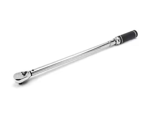 Husky 1/2 inch Drive Torque Wrench, with case, 50-250 Ft/Lbs, 564 464