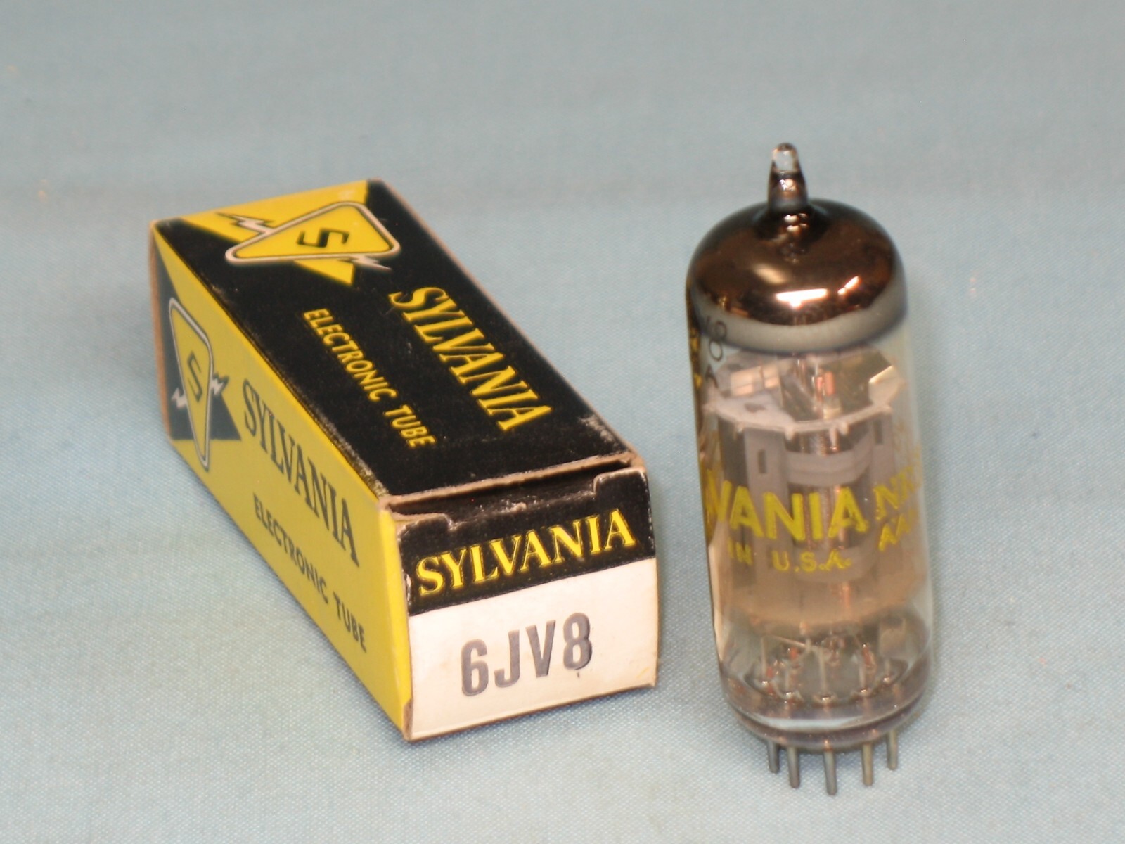 VACUUM TUBE ~ 6JV8 ~ SYLVANIA ~ NOS ~ 6JV8