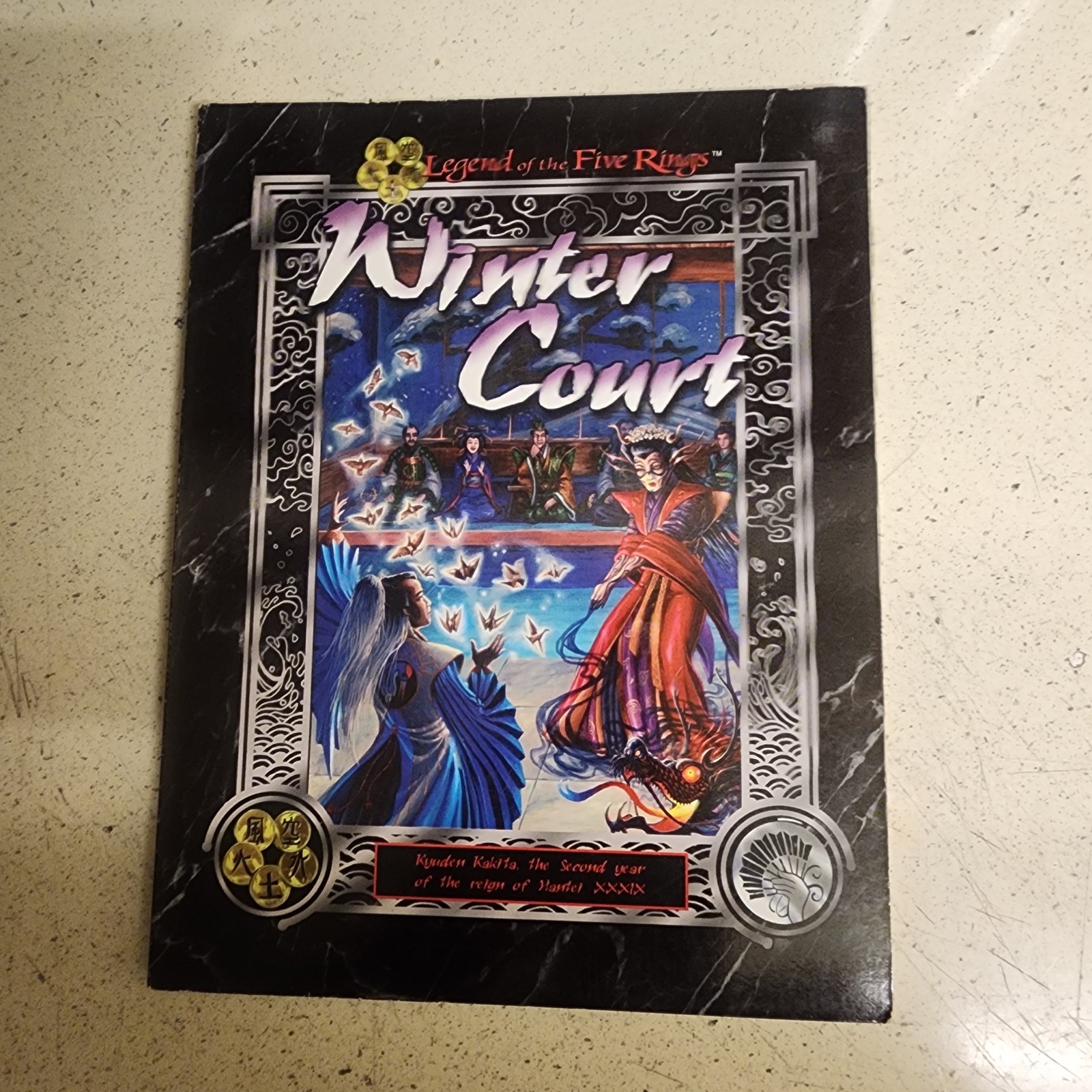 Legend of the Five Rings Winter Court Kyuden Kakita AEG 3024 Rokugan RPG