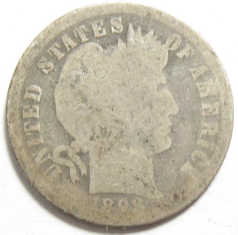 1898 Barber Dime - #11450-11