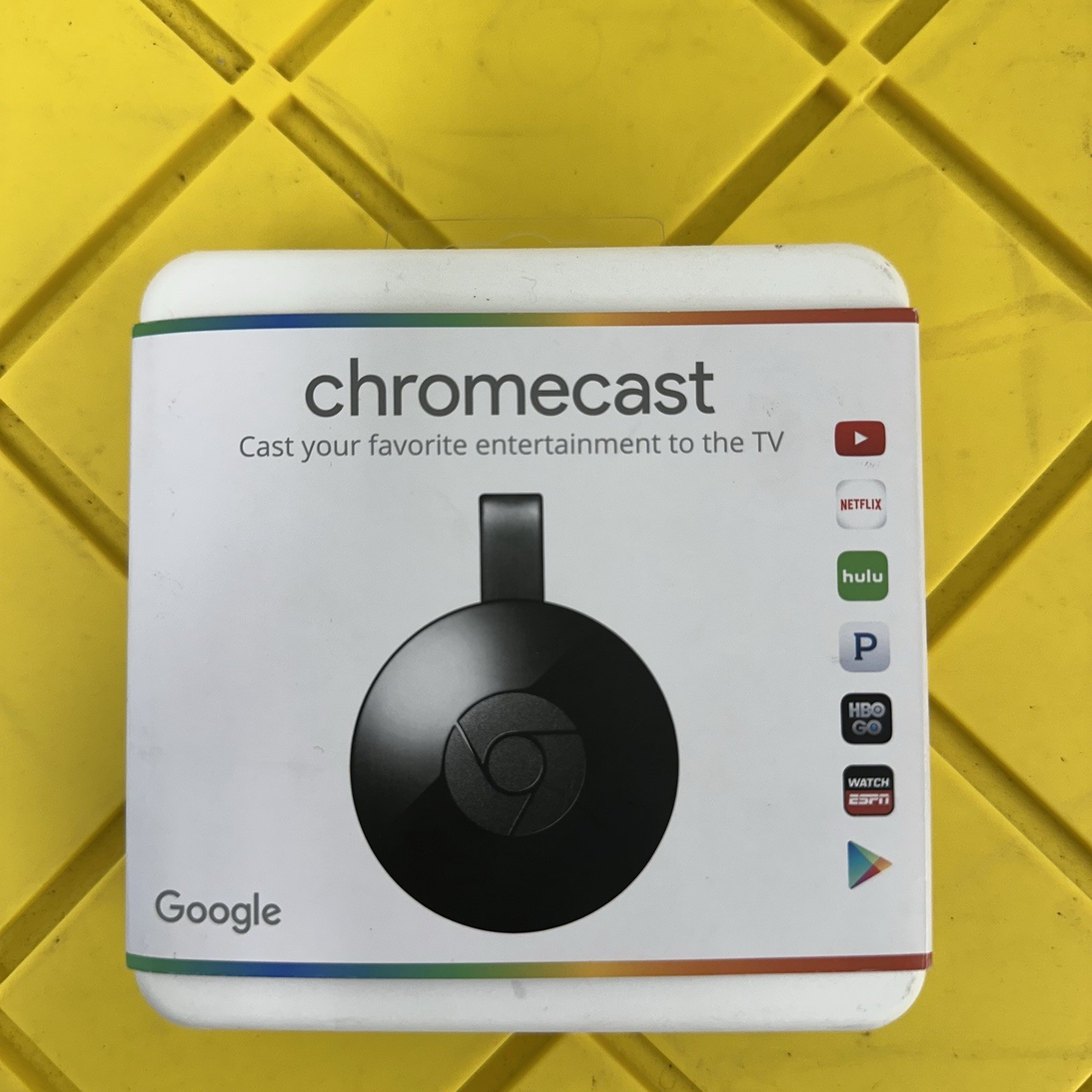 Google Chromecast  2nd Generation HD Media Streamer Black GA3A00093-A14-Z01