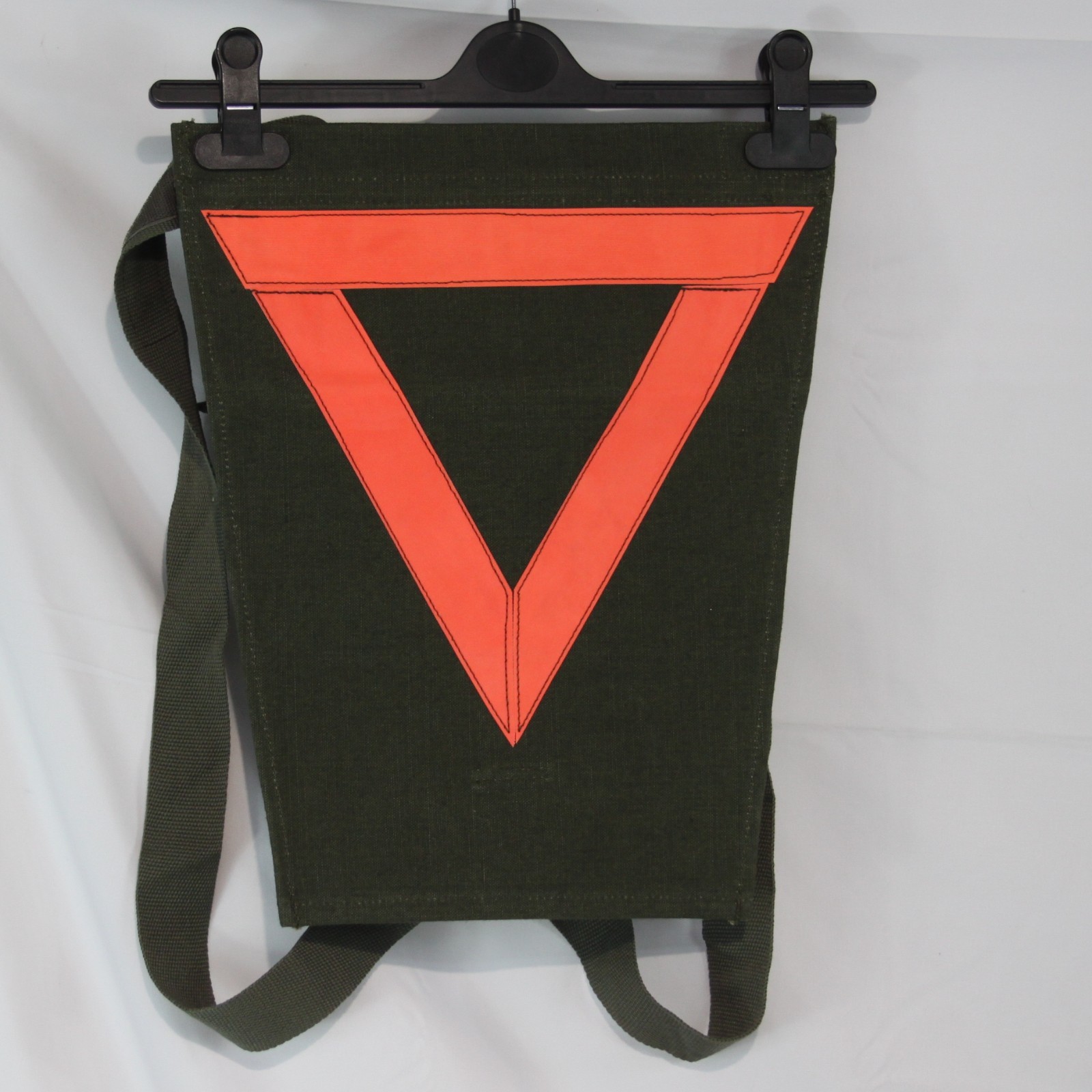 Military Warning Triangle Strap-on Genuine Surplus for Wide Load Canvas NEW 3748