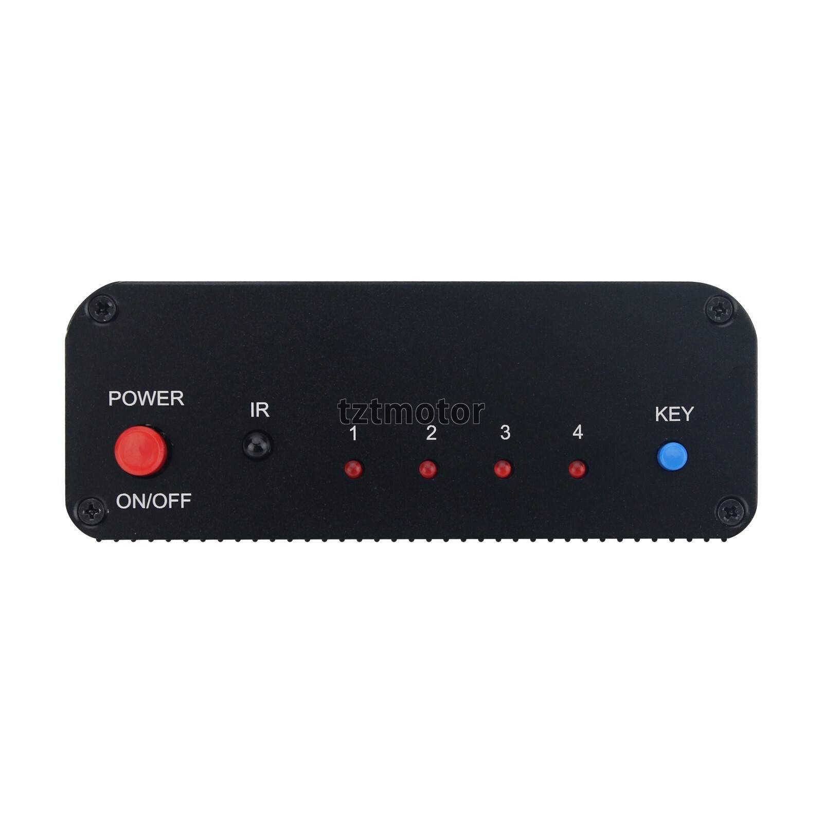 IR Remote Control 4CH Stereo Audio switcher Selector