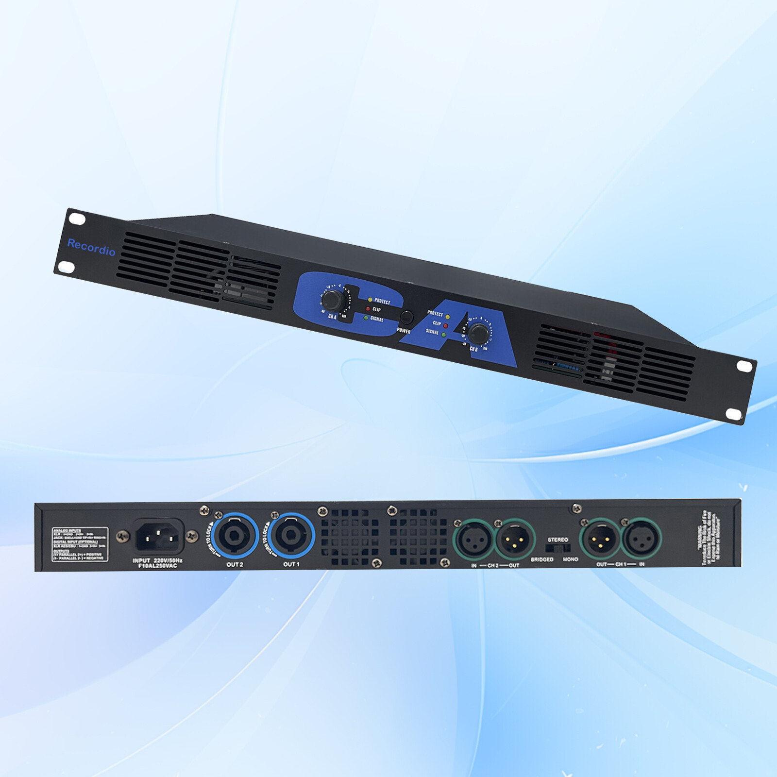 CA-450 2 Channel Digital Power Amplifier 2x900watt Class-D Bridge Function 1802G