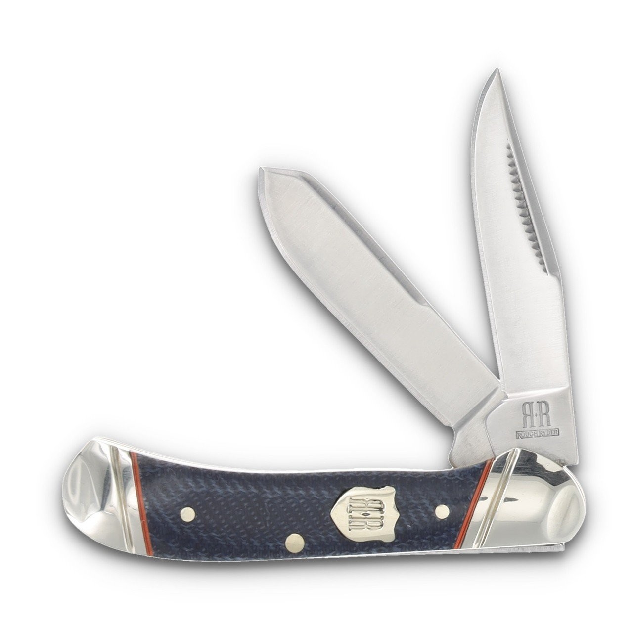 Rough Ryder Tiny Trapper Pocket Knife Satin Stainless Blades - RR2660 KB250