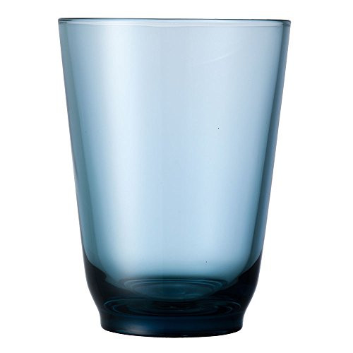 Kinto 26876 HIBI Glass Tumbler  11.8 fl oz (350 ml)  Blue NEW