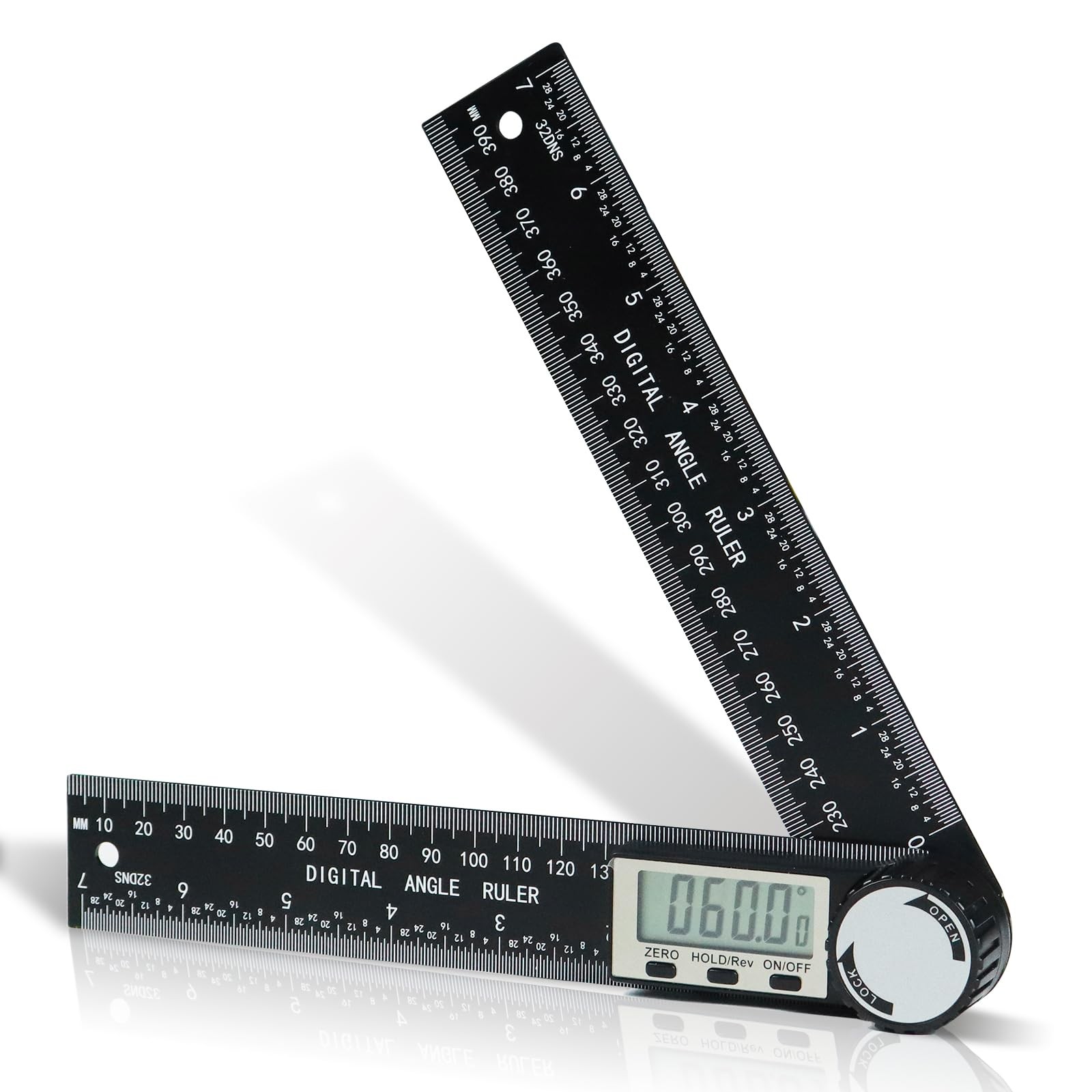 Digital Protractor Angle Finder, 7-Inch Angle Finder & Angle Measuring Tool | AB