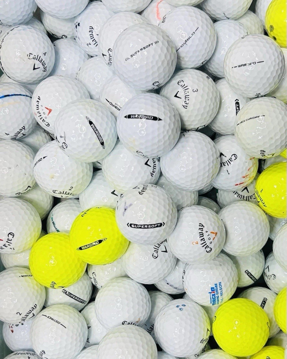 50 (3A) Callaway Used Golf Balls Assorted Bulk FREE Shipping- (1677) Supersoft