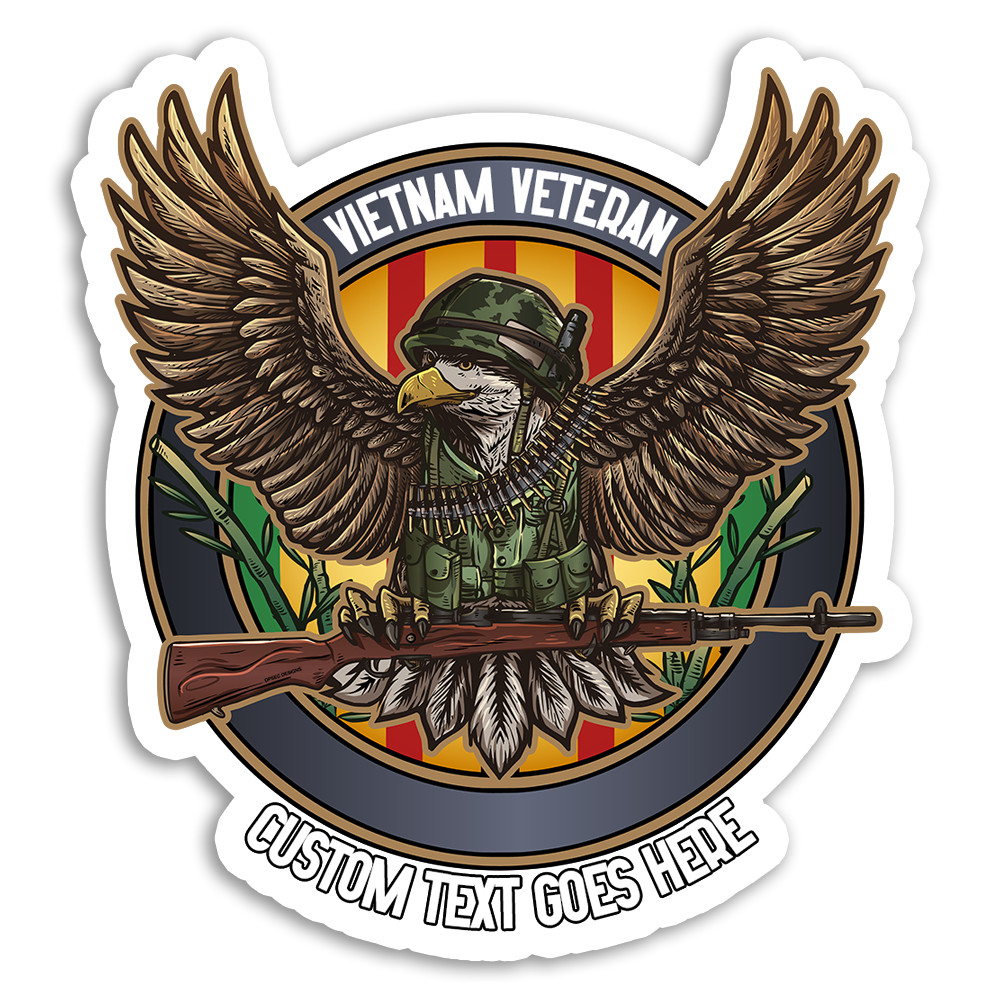 Operation Rolling Thunder Vietnam Veteran 5 Inch Custom Decal