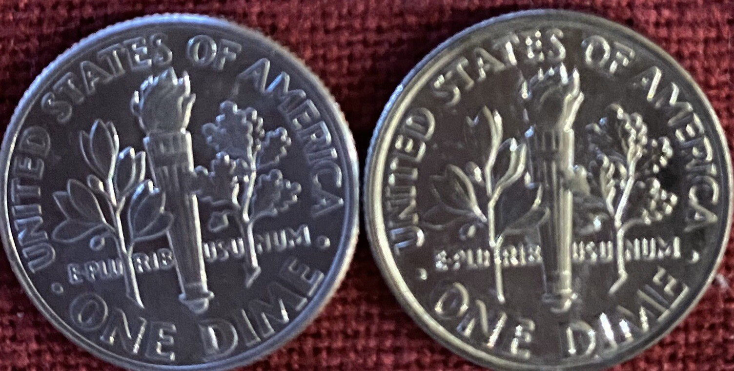 2000 P & D Roosevelt Dime Pair Choice/Gem Bu Set