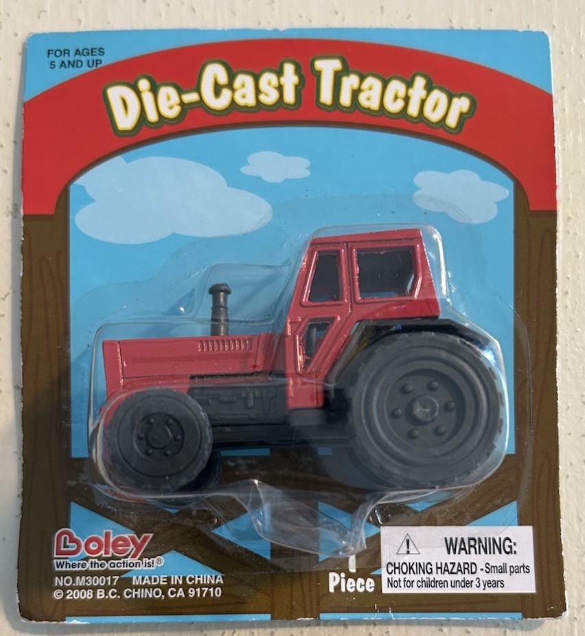 Boley Die-Cast Tractor Red & Black No. M30017~2008