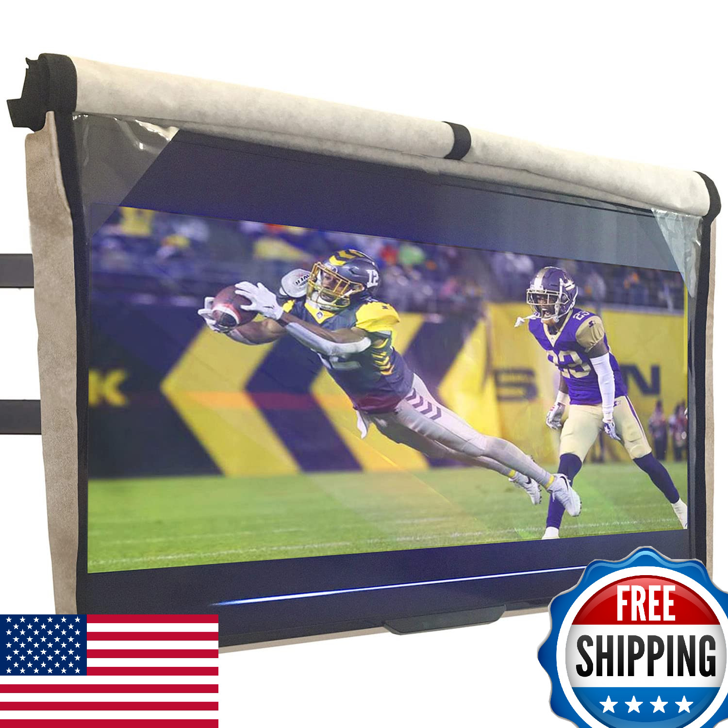 Outdoor TV Cover 40 42 43 inch WITH FRONT FLAP Weatherproof Waterproof protectio