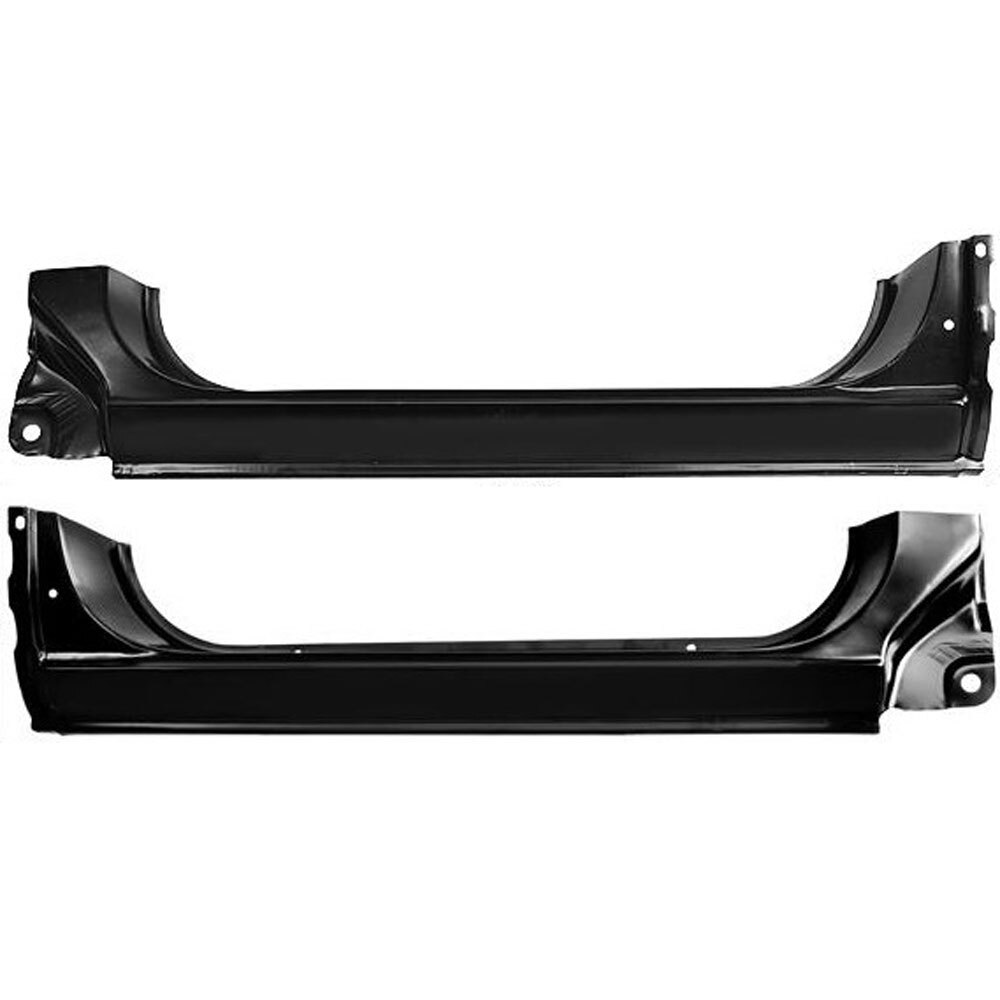 Outer Rocker Panel Steel E-Coated Black Pair Chevrolet C10 1973-1987