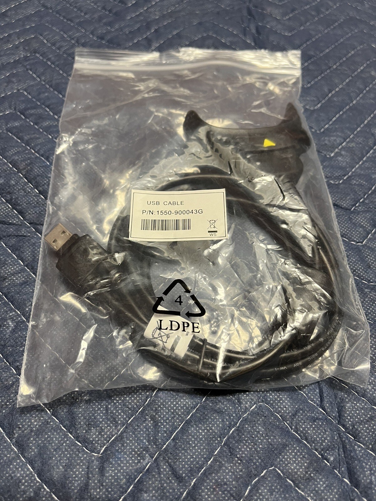 Unitech 1550-900043G Communication & Charging USB Cable, 5ft