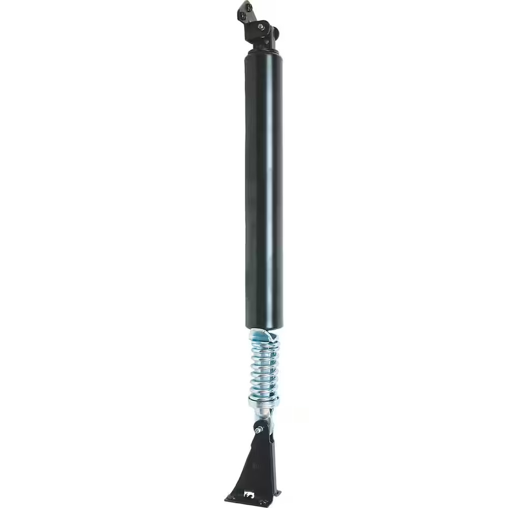 9 In., Black, Medium Duty Storm Door Closer with Shock Spring and Fasteners