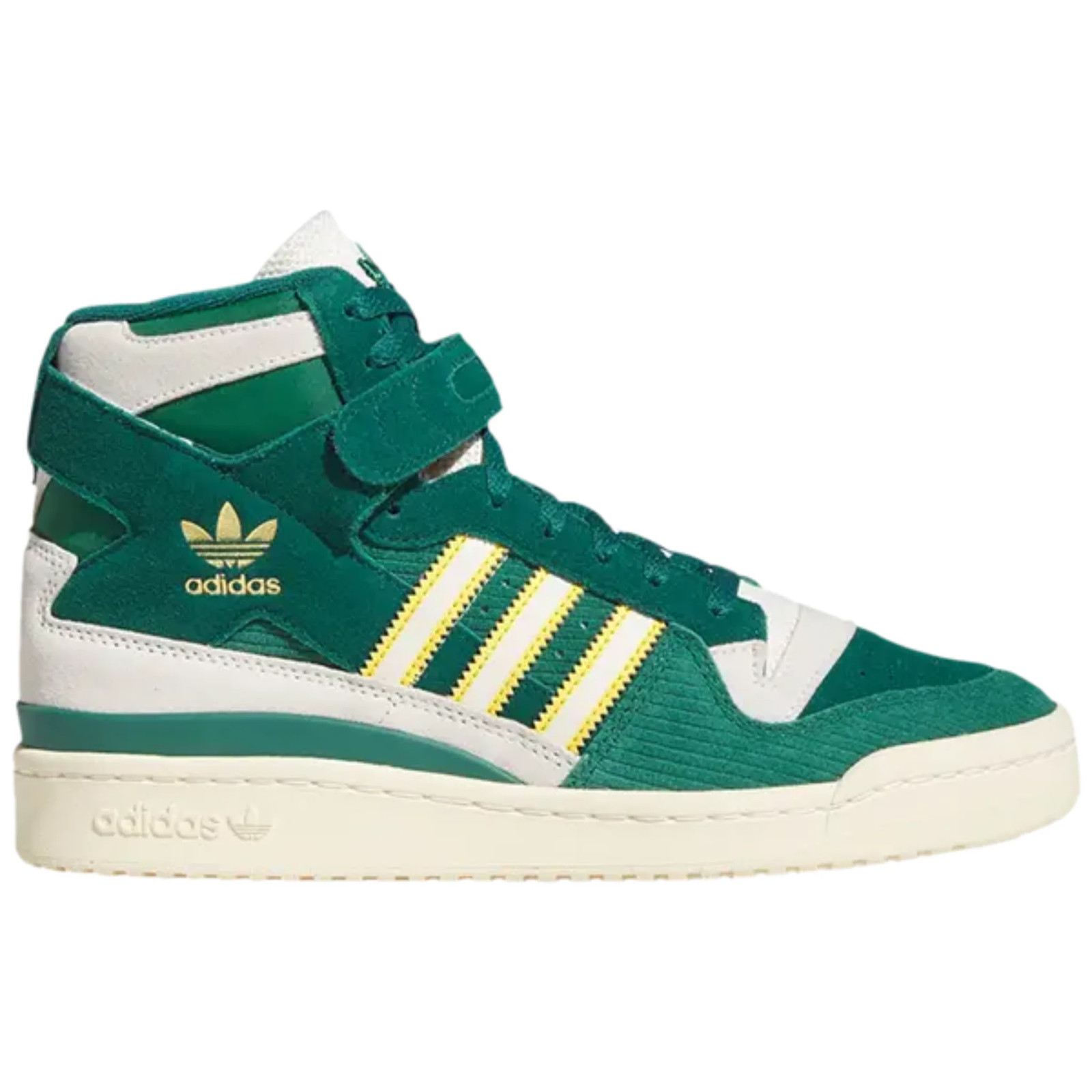 Adidas Men's Green Forum 84 High Sneakers, FZ6301 (No Box)