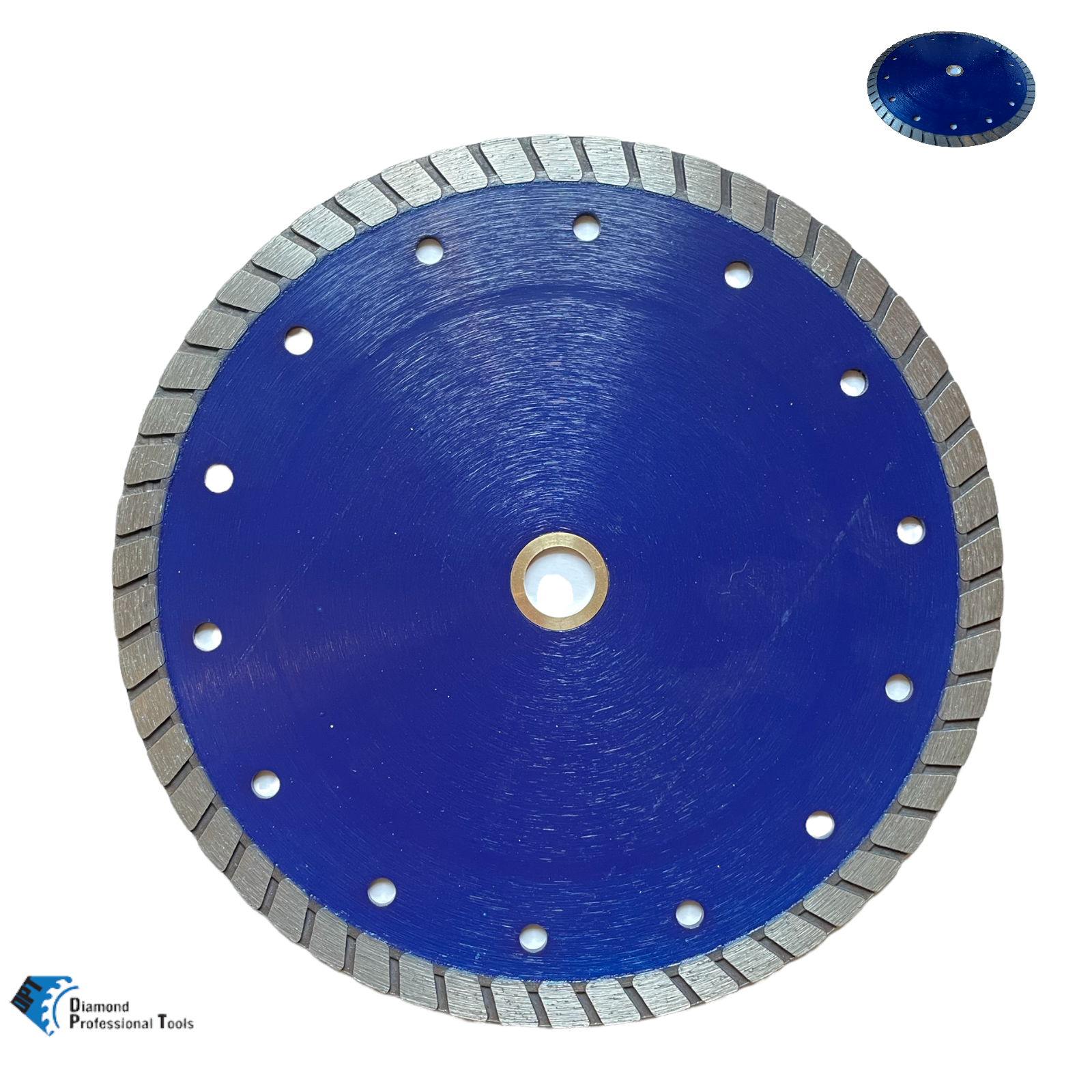 2 Pack 8" Diamond Turbo Saw Blade Cut Tile Ceramic Concrete Bricks Blocks Marble