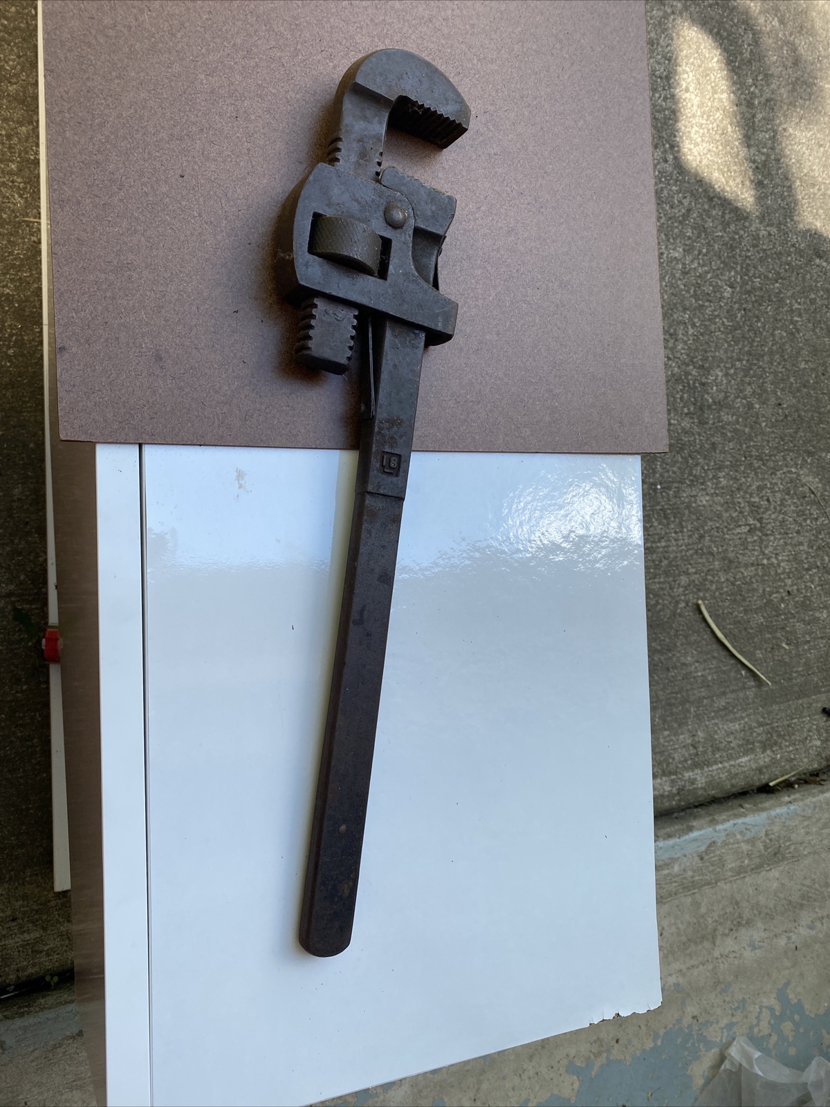 PEXTO 18" Pipe monkey Wrench made in the USA
