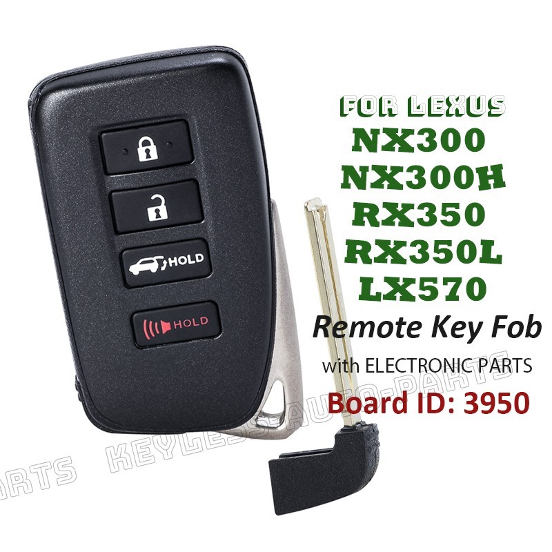 HYQ14FLB for Lexus NX300 NX300h RX350 RX350L LX570 Remote Smart Key Fob -3950