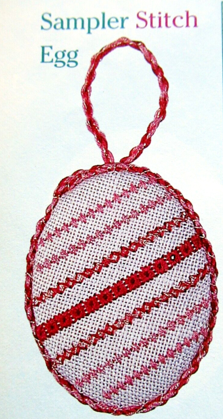 Architect Alphabet Sampler Stitch Name Easter Egg Ornament CROSS STITCH PATTERNS