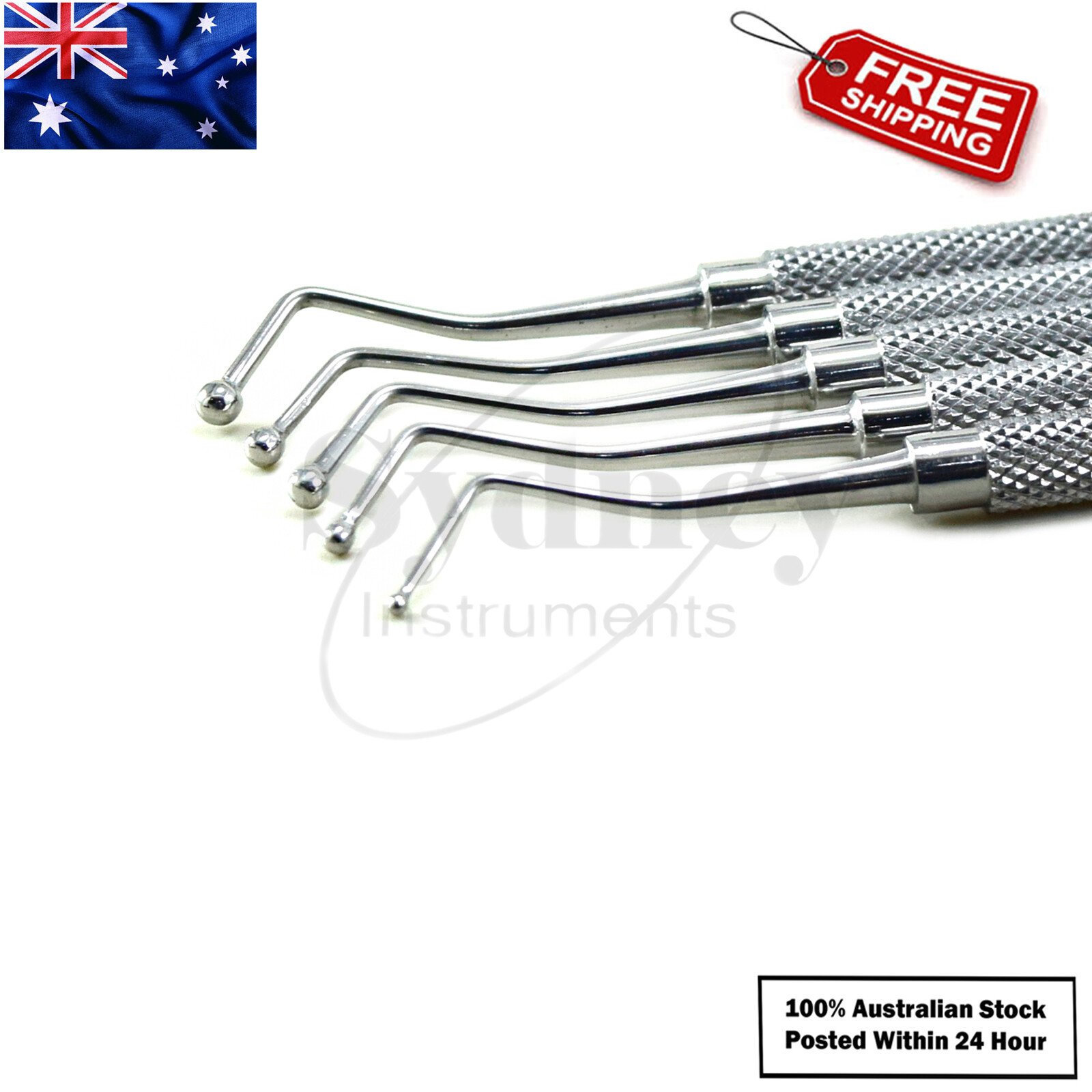 Dental Amalgam Filling Instruments Composite Flat Plastic Ball Tip Burnisher Lab