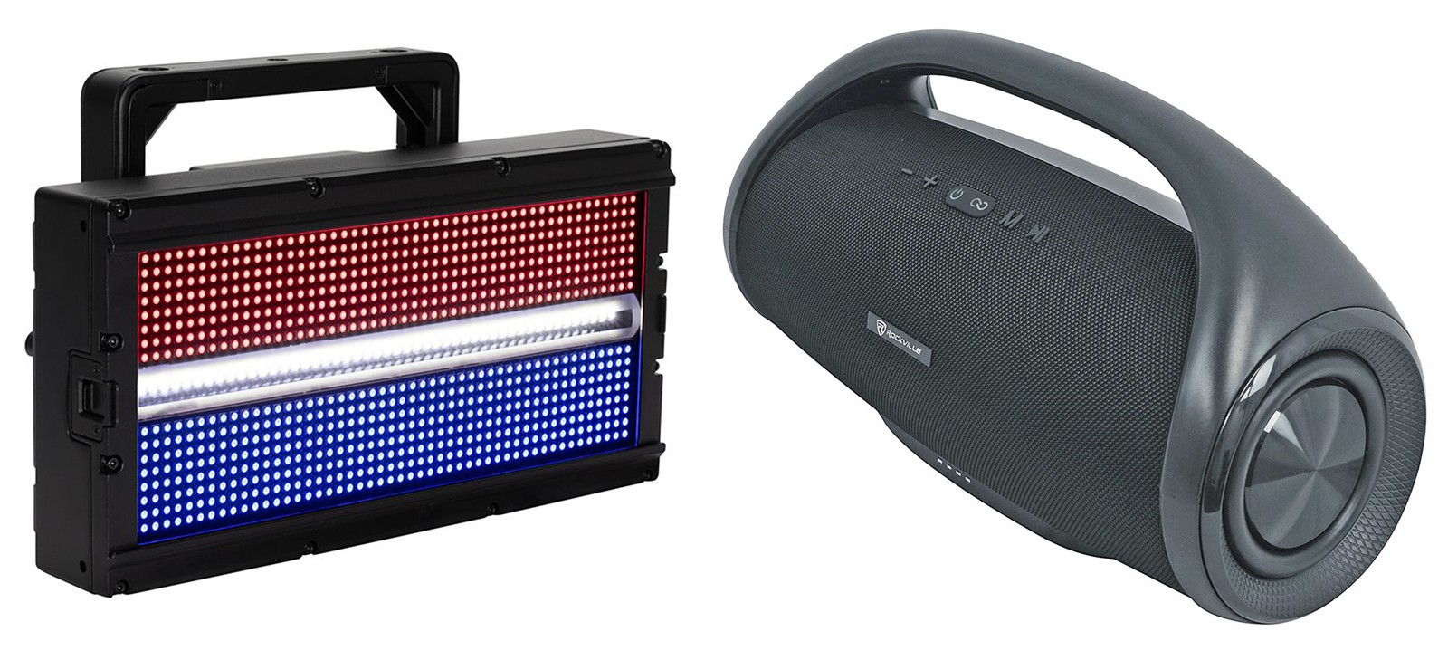 American DJ ADJ Jolt Panel FXIP RGBW SMD LED DMX Strobe/Wash Light+Home Speaker