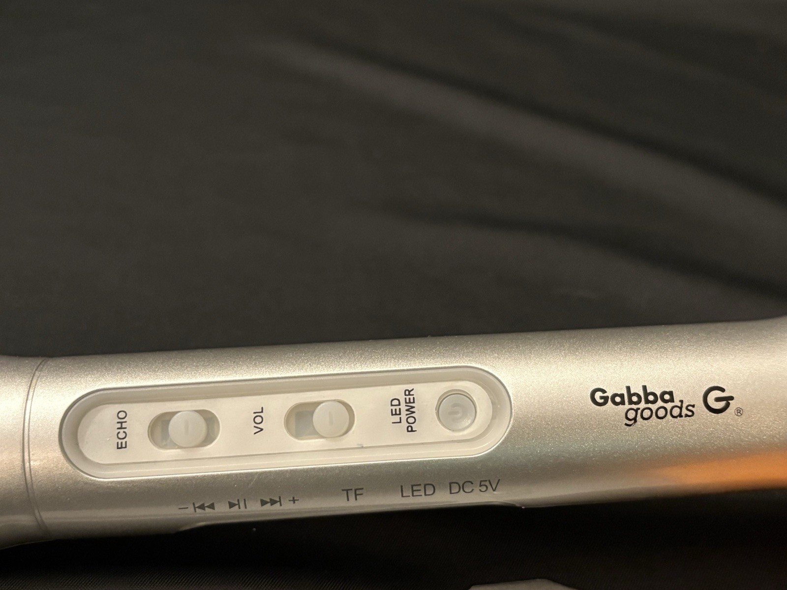 Gabba Goods. Karaoke Microphone, Bluetooth For Music, Has Echo Feature.