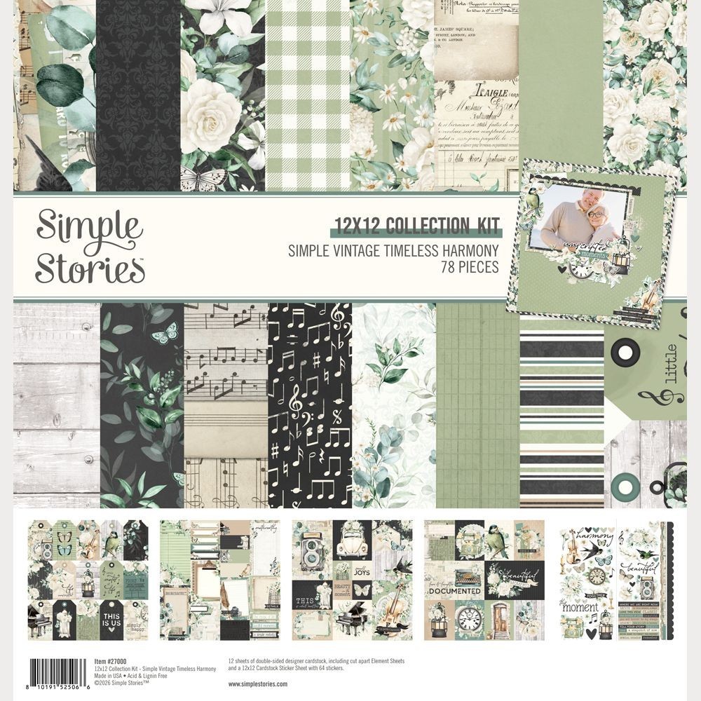 Vintage Timeless Harmony 12x12 Collection Kit --Simple Stories