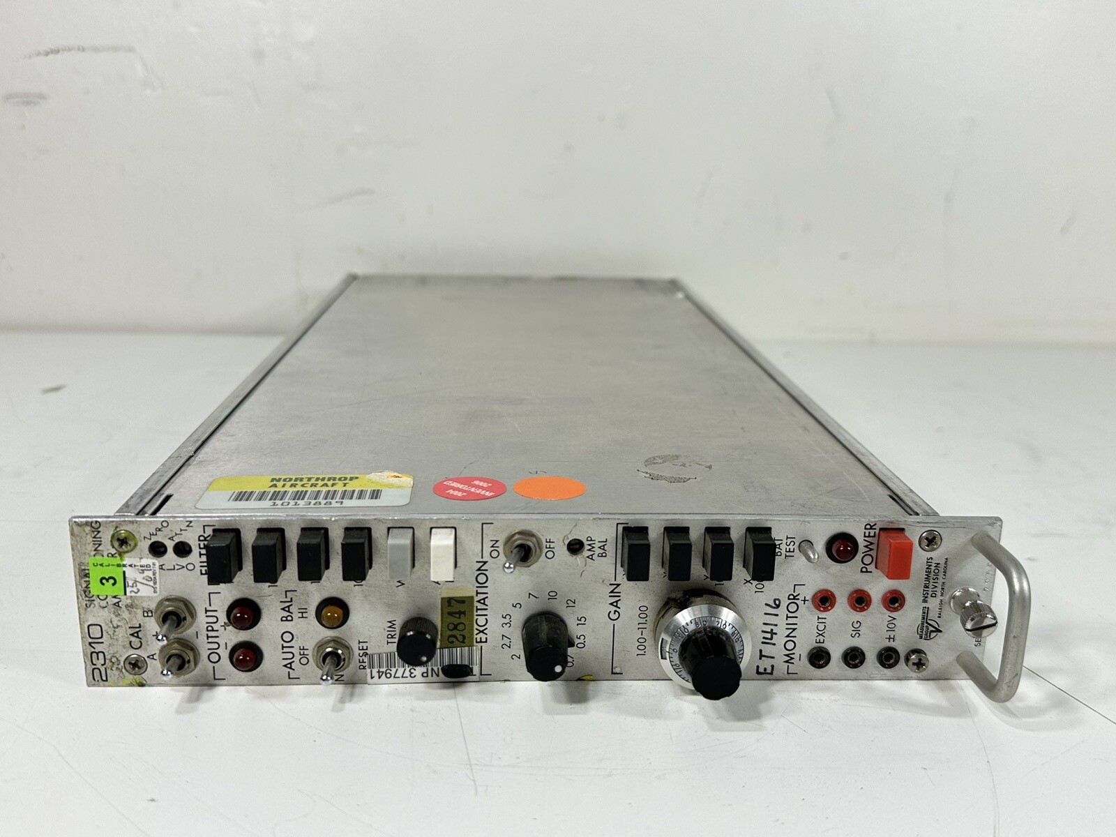 Vishay Measurements Group 2310 Signal Conditioning Amplifier Module #4 UNTESTED