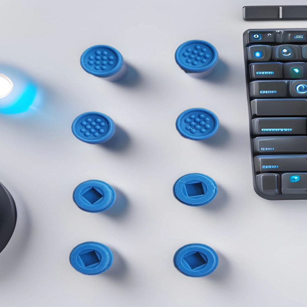 100Pcs 3mmx 3mm Track Point Cap Mouse Pointer Soft Rim For DELL E6400 E6410 NEW