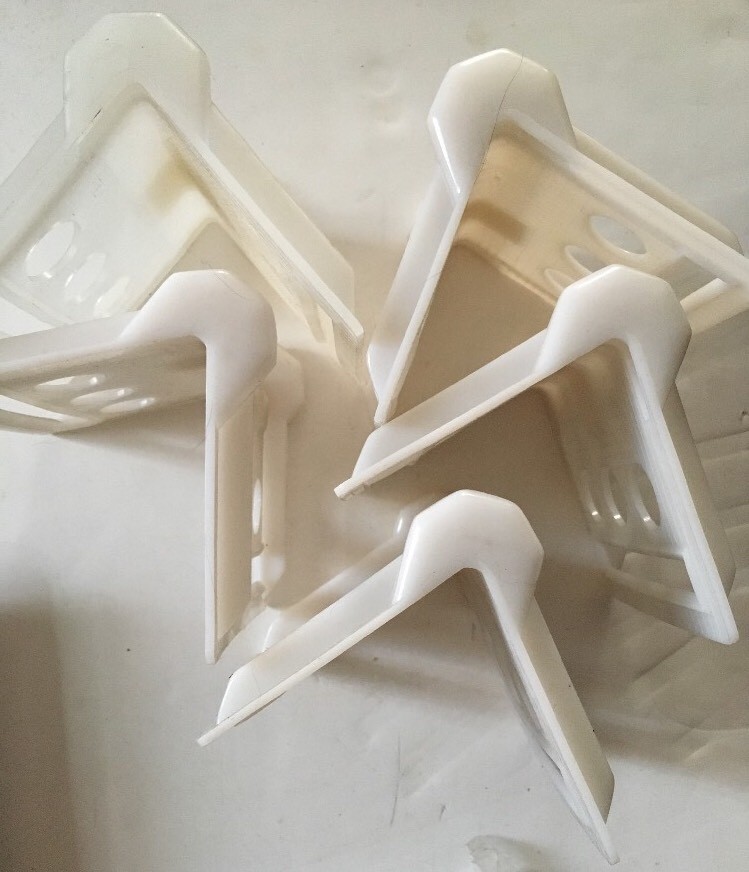 Plastic Corner Protectectors 4" HD Winch Straps Webbing 2 or 4" Web 4CP Lot of 5