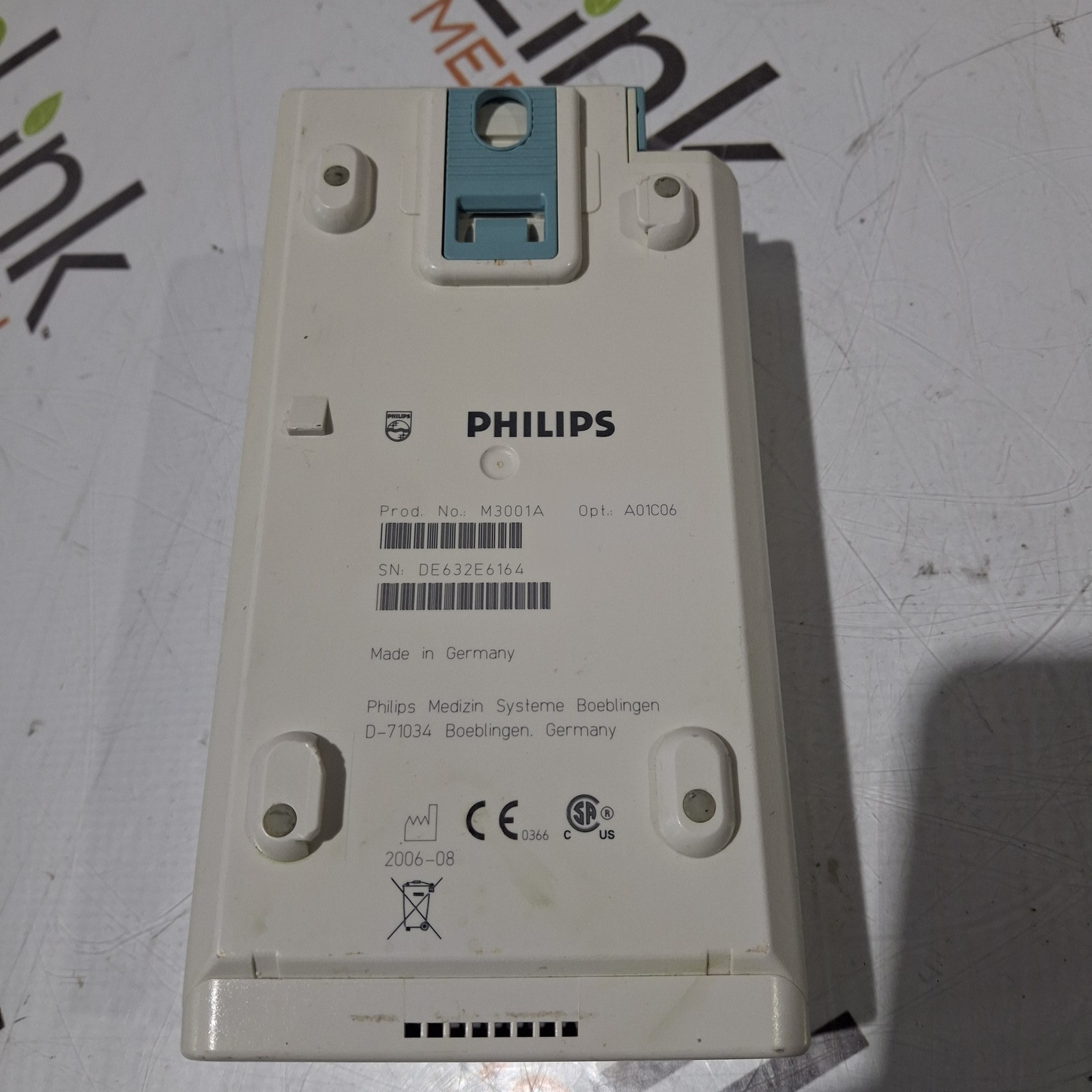 Philips M3001A-A01C06 Fast SpO2, NIBP, ECG, Temp, IBP MMS Module